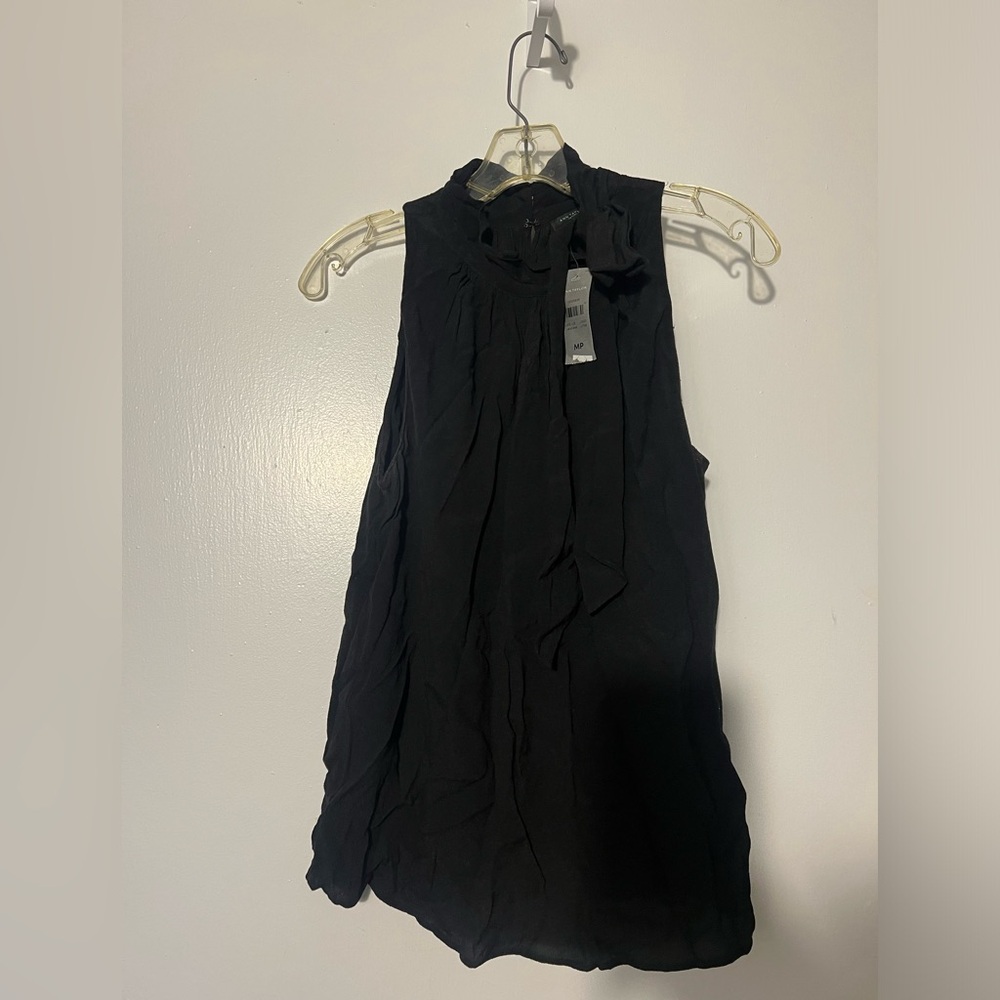 High Neck Bow Top